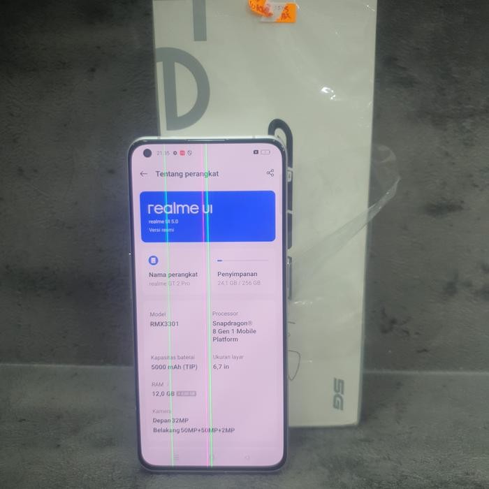 realme gt 2 pro 5G 12/256GB fullset second original