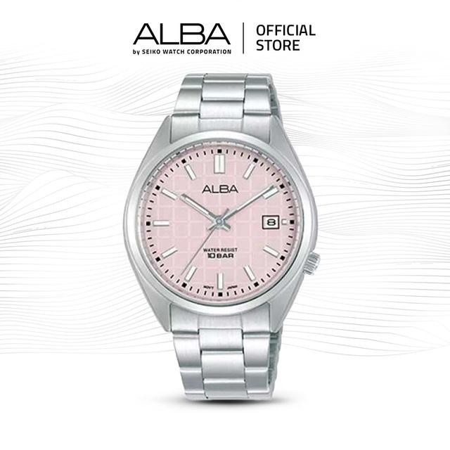 Jam Tangan Alba Unisex Silver Alba Gelato AG8M43 Quartz AG8M43X1