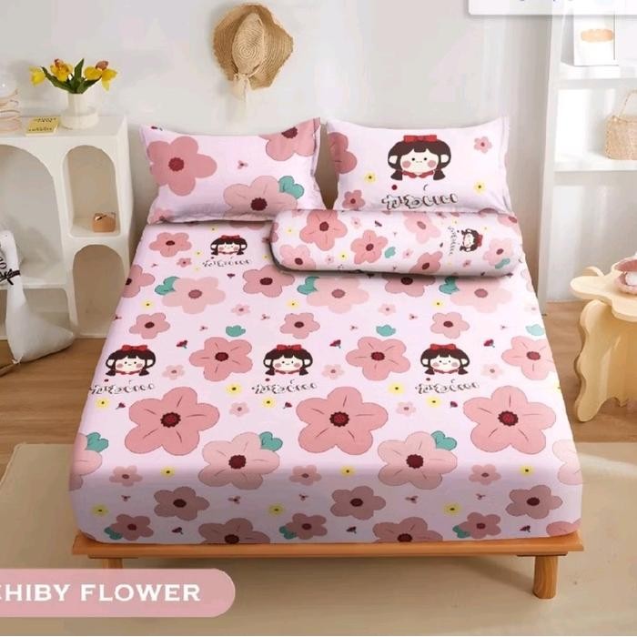 SPREI SAJA Motif Karakter Kartun Lucu Homemade Ukuran King 180 x 200 dan Single 120x200