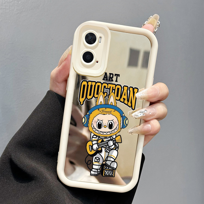 Casing Hp OPPO A36 OPPO A76 OPPO A96 Case cermin Softcase pelindung Cesing silikon Kesing Boneka git