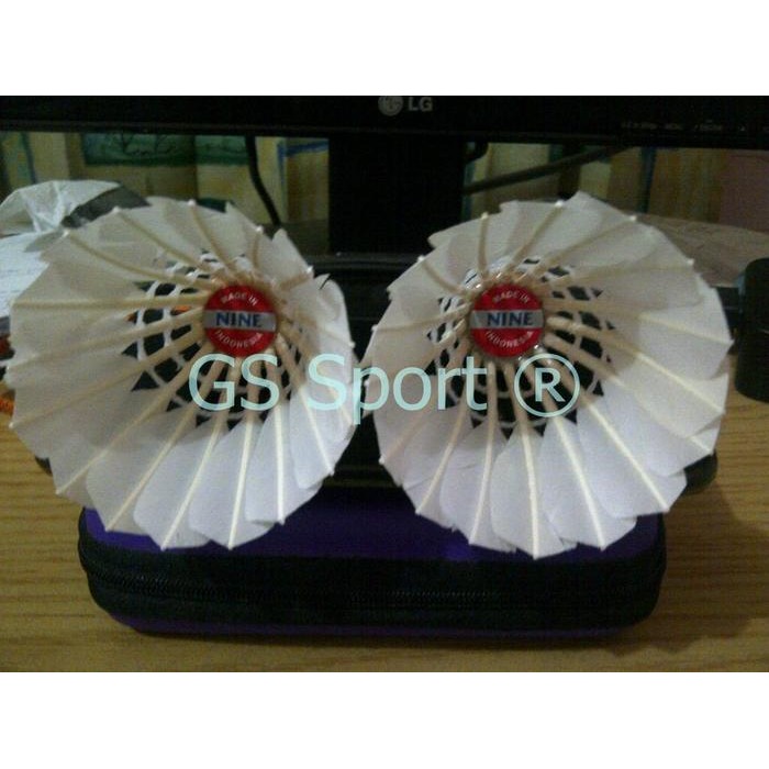 Shuttlecock Nine Silver Badminton Bulu #Gratisongkir