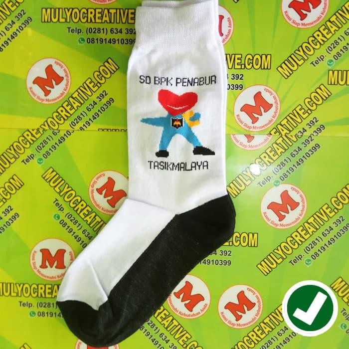 

Kaos Kaki Berlogo Nama Sekolah Untuk SD SMP SMA Custom Warna PREMIUM