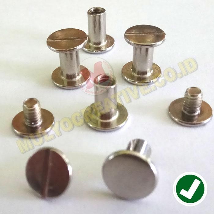 

Paku Baut Jilid Buku 1cm - Binding Mur Baut Kalender 10mm PREMIUM