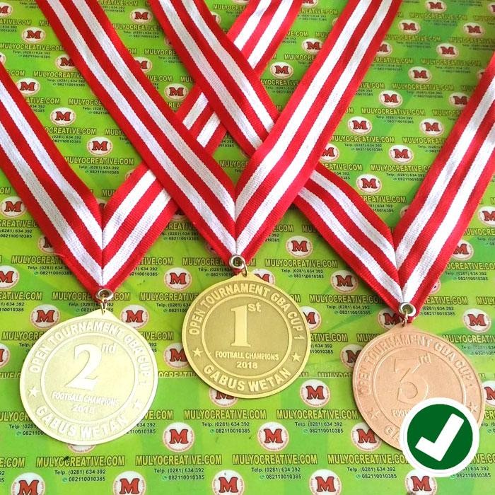 

Medali - Medali Lomba Kejuaraan Tebal 2mm Ful Logam Custom Desain PREMIUM
