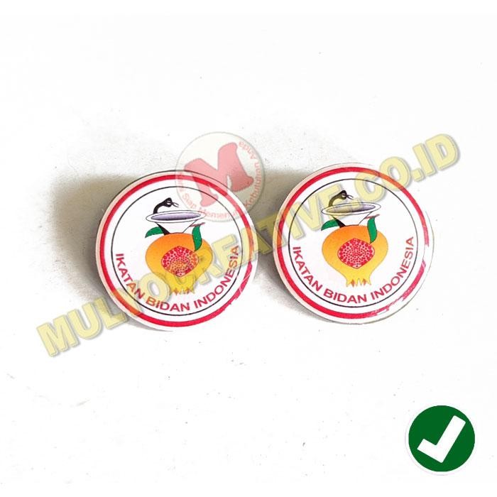 

Lencana Pin Logo Ikatan Bidan Indonesia Pin IBI Bulat Murah PREMIUM