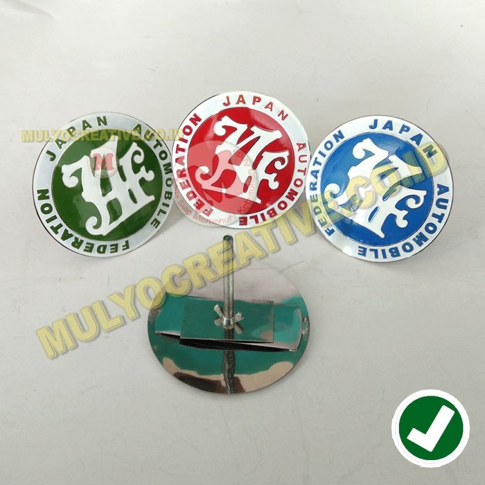 

Tempelan Mobil JAF Japan Automobile Federation - Emblem Grill PREMIUM