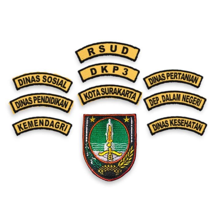 

Bed Bordir Logo Dinas Kota Surakarta - Bordir Pemkot Surakarta PREMIUM