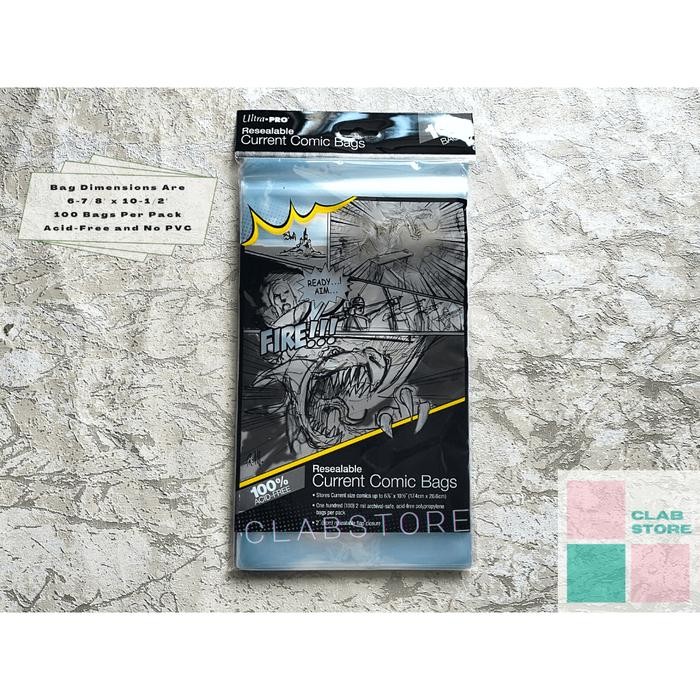 Ultra Pro Current Size 17.46 X 26.67 Cm Resealable Comic Bags
