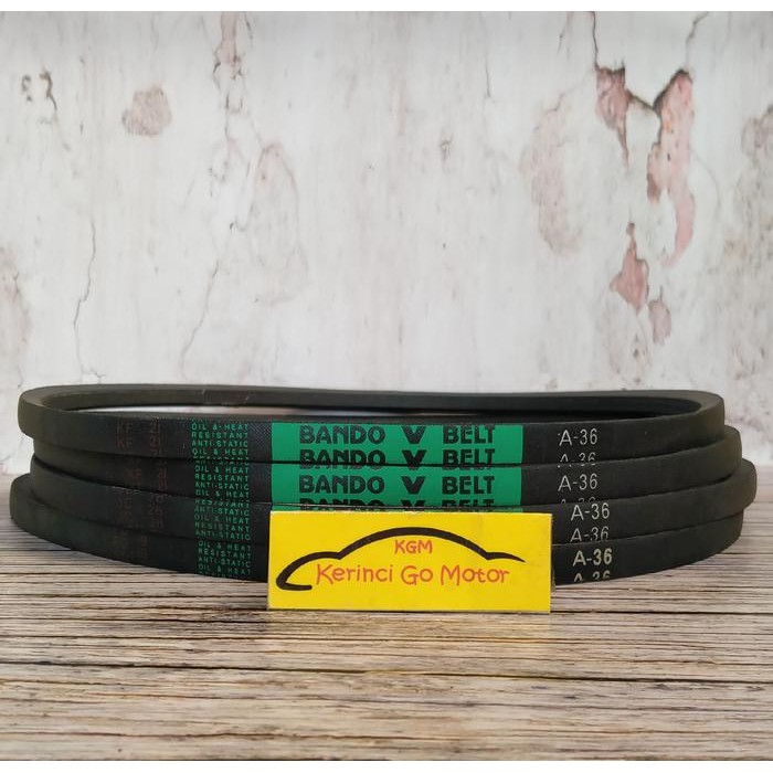 READY BANDO VAN BELT A-36 V BELT TALI KIPAS A36 FAN BELT VANBELT POLOS A-36