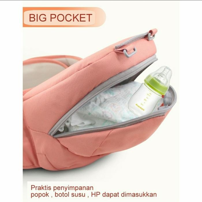 Gendongan Bayi Baby Carrier Hipseat Aiebao 6634 Multifungsi Import