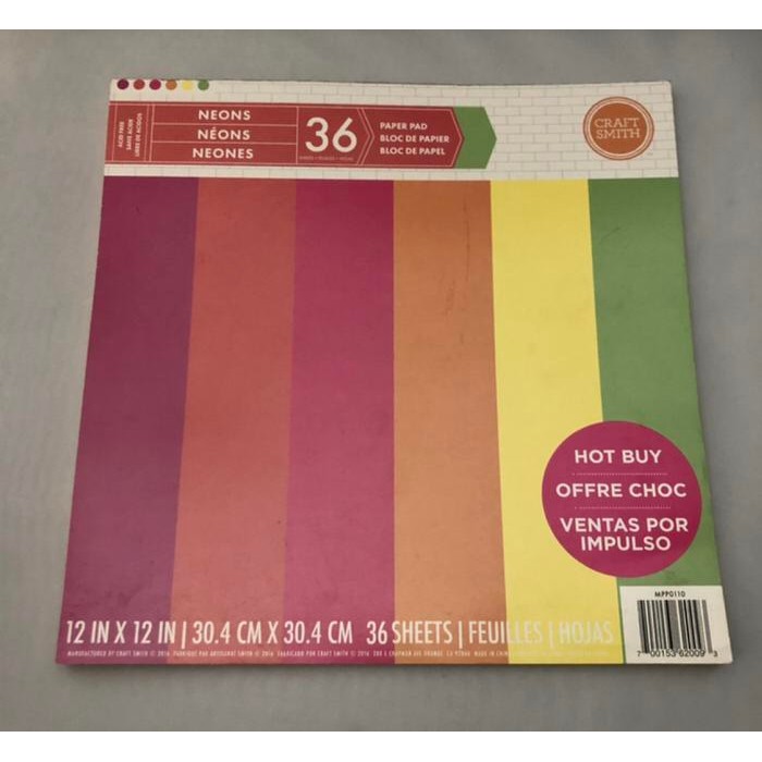 

Cardstocks Neons Isi 10Lbr 12" / Kertas Scrapbook 30Cmx30Cm