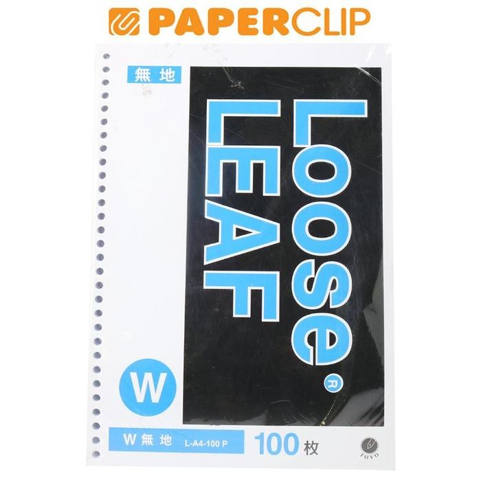 

Loose Leaf A4 Toyo L-100 Polos