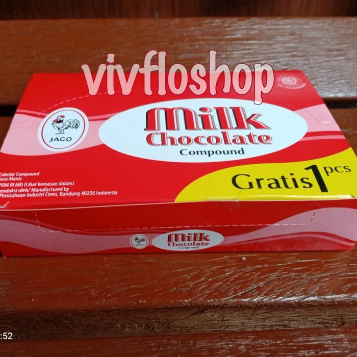 

Ready Coklat Ayam Jago / Jago Milk Chocolate (Box Isi 12)