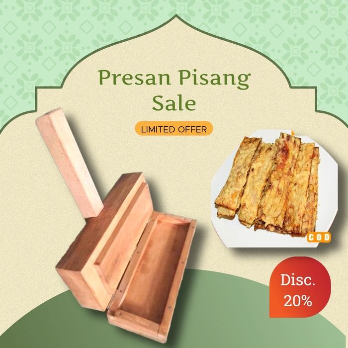 Alat Pemipih Pisang Sale Dumpling Pisang Geprek Cetakan Pisang Sale / Pisang Geprek - Kitchenware