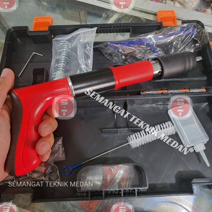 Nail Gun Paku Tembak Beton Tembok Mini Boset Ramset Stampset Gun Set