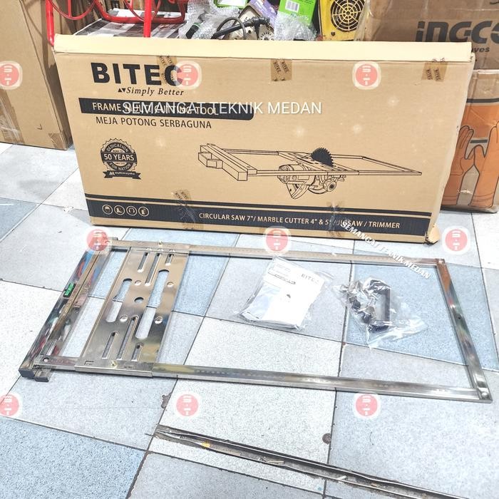 Tracksaw Track Saw Dudukan Mal Circular Saw 7" Jigsaw Trimmer Bitec