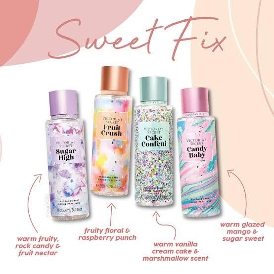 [Allthebest] Parfum Victoria Secret Sweet Fix Series / Parfum Candy Baby / Bodymist