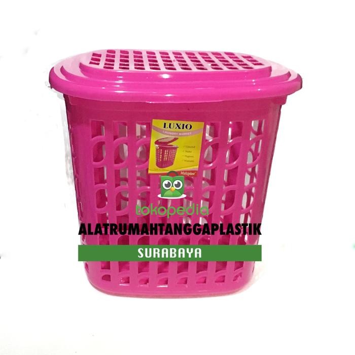 KHUSUS GOJEK/GRAB Keranjang Baju Luxio L/ Keranjang Baju Laundry Besar Kode 766