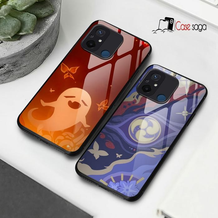 (Expert) G180 Softcase Kaca Case Kilau Genshin Impact Xiaomi Redmi 12C Redmi