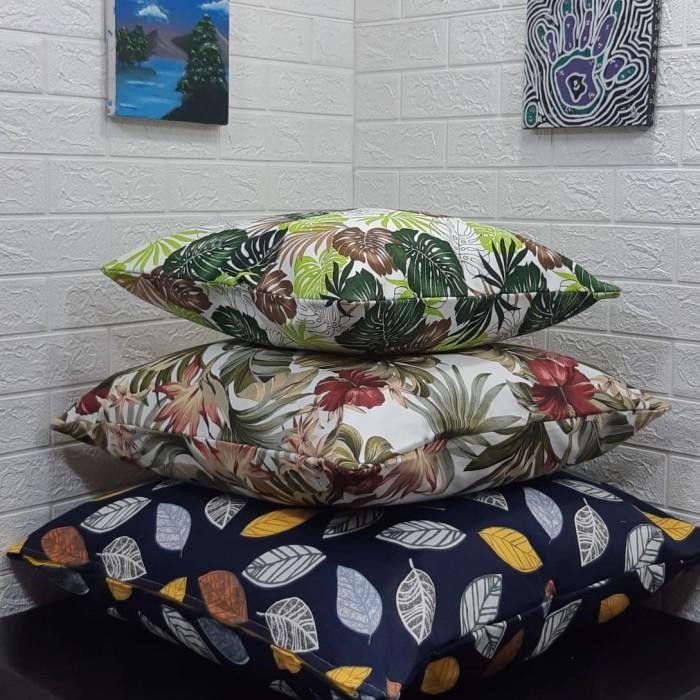 Sarung Bantal Sofa Besar 50x50, 60x60, 70x70 Kanvas, Bantal lantai - SBB 10, 70 x 70