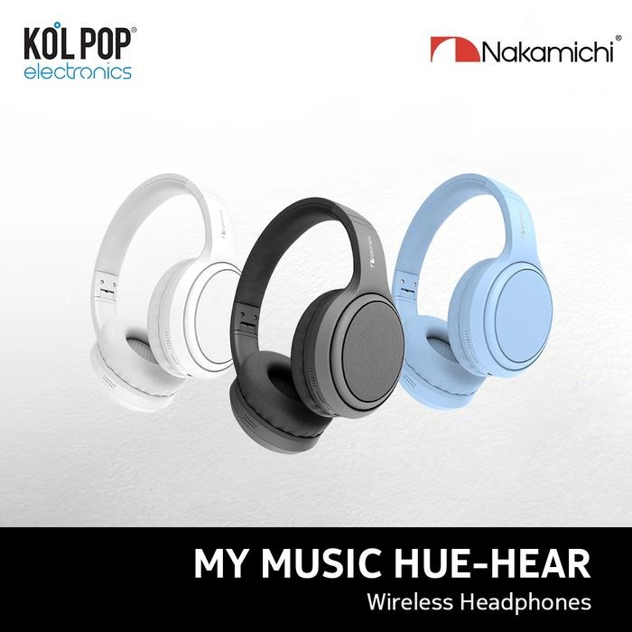 Nakamichi My Music Hue Hear Wireless Super Bass Bluetooth Headphones