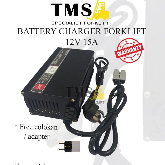 Battery Charger Forklift Eletric Battery 12V 15A Casan Forklift Pallet