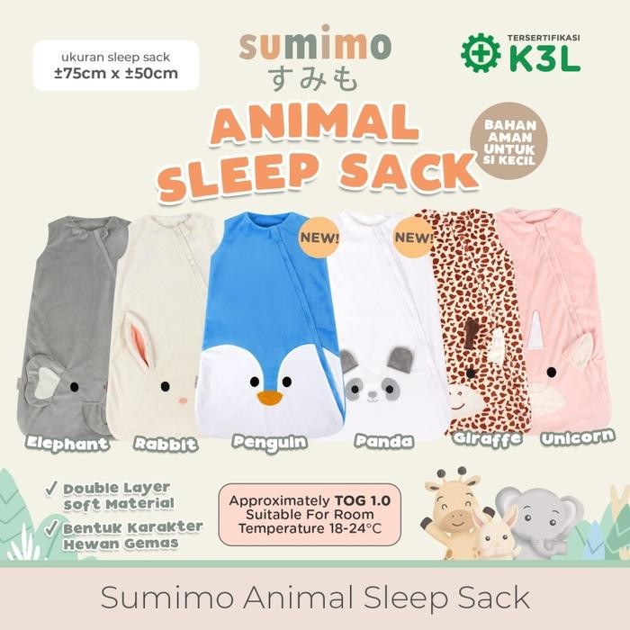 Sleep Sack Baby Sumimo Animal Sleep Sack Kantung Tidur Bayi
