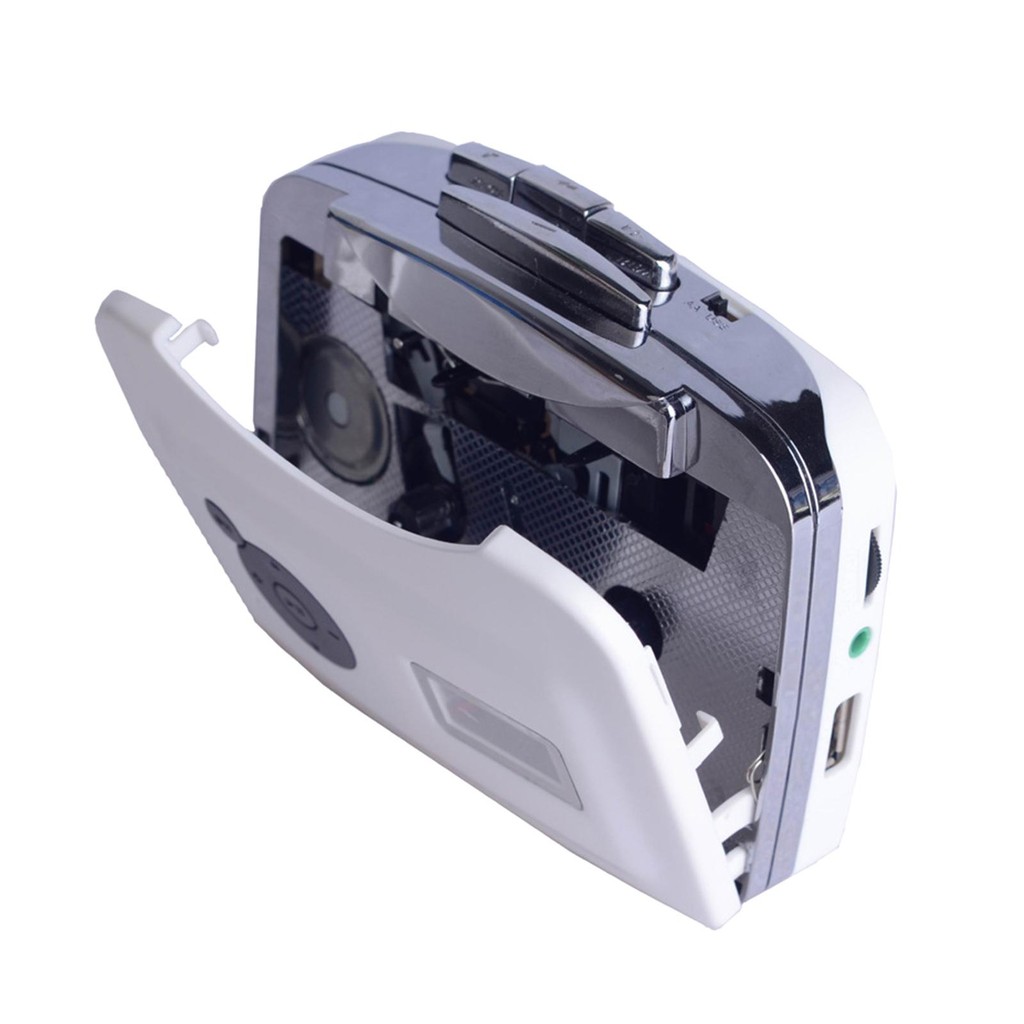 Portable Cassette Player, Volume Control, Built-In Mic, Cassette Tape Recorder, Usb Cassette Tape