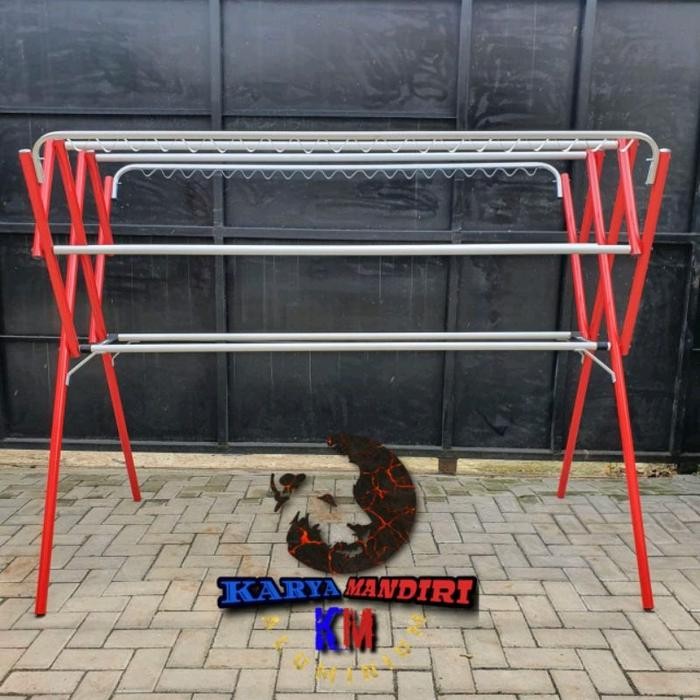 JEMURAN BAJU ALUMINIUM JUMBO 200CM TRUMP BINA KARYA