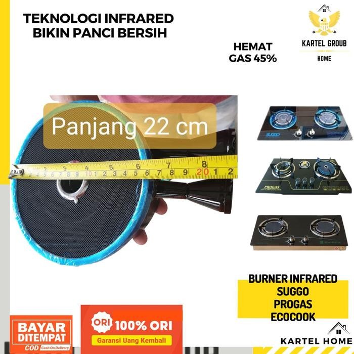HOME Tungku Infrared Burner Sparepart Kompor Gas Infrared Suggo Progas