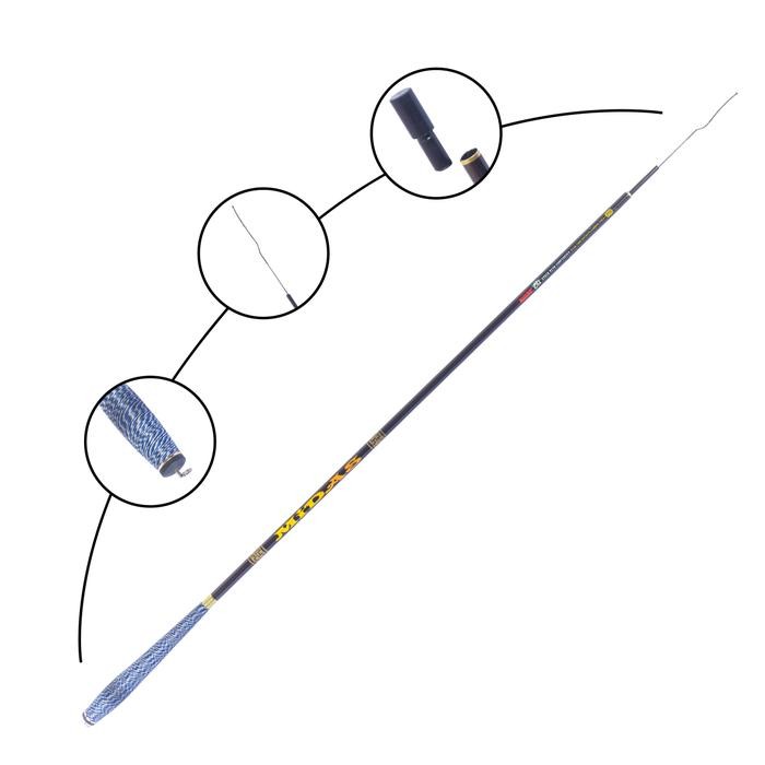 Joran Tegek MAGURO MIDAS 210 240 270 300 360 Ruas Panjang Kaku Carbon ~ Indonesia Memancing