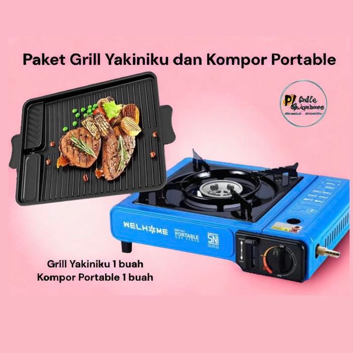 Paket Grill Yakiniku dan Kompor Portable SNI