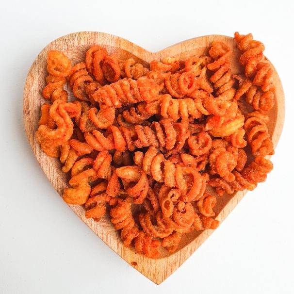 

Ready Pasar Keripik Makaroni Spiral Pedas Daun Jeruk Kecil