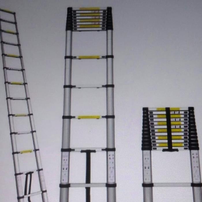 

Terlaris Tangga Lipat Aluminium Teleskopik 3,8M Single Telescopic Ladder