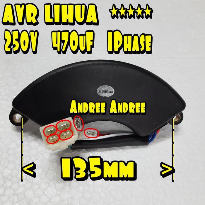 Ready oke] AVR Genset Bensin Diese Oval 5000 6500 7000 8000 watt w Lihua