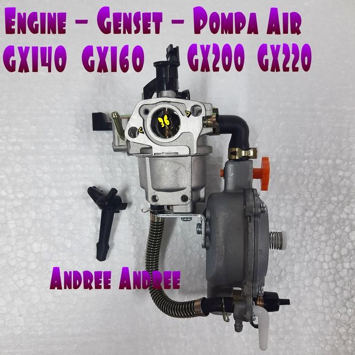 best seller] Carburator LPG Biogas mesin Penggerak GX-220 GX 220 228 GX220 GX228