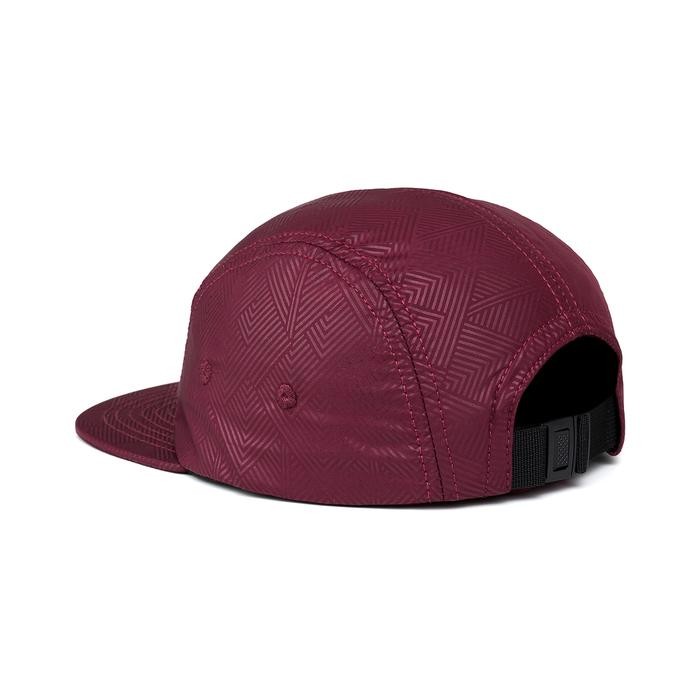 Topi Pria Skymo Apparel Caps 5Panel Linear Maroon