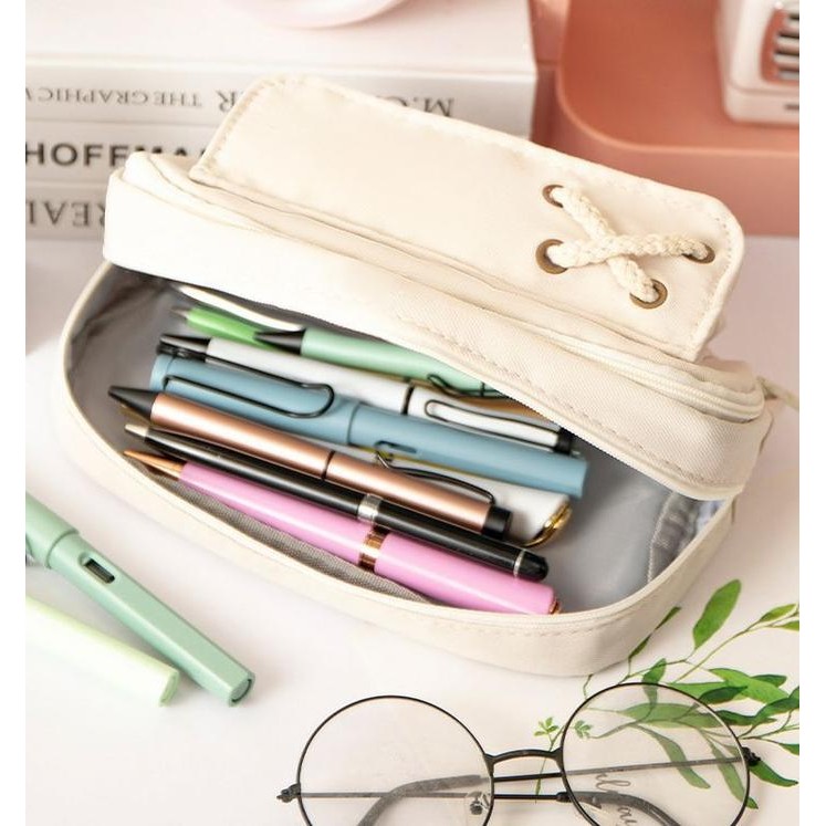 

Lbt Tempat Pensil Model Pita Silang Tali Rami Perlengkapan Sekolah