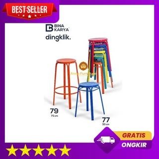 Kursi Bulat/Kursi Besi/Kursi Cafe (Kuat Dan Kokoh) Bina Karya