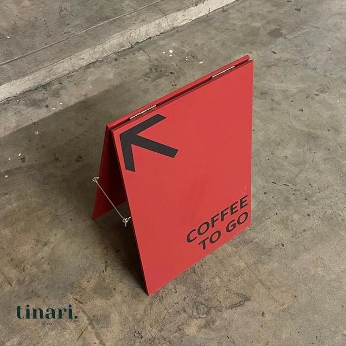 Standart Colored A-Sign Sign Cafe Sign Cafe Aesthetic Welcome Sign Sign Board Papan Aesthetic Cafe