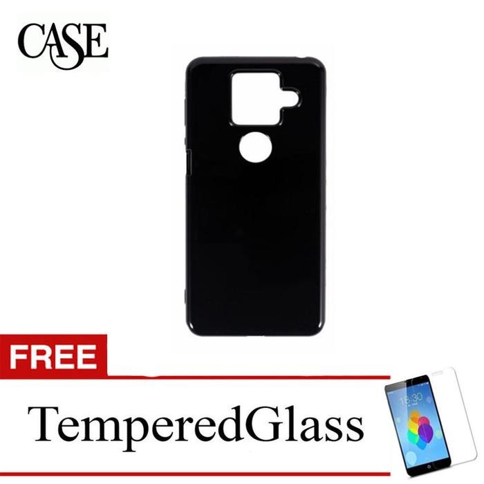 Black Soft Case for Sharp Aquos Sense 4 Plus 2021 - SH-S40P - 6.7 inch