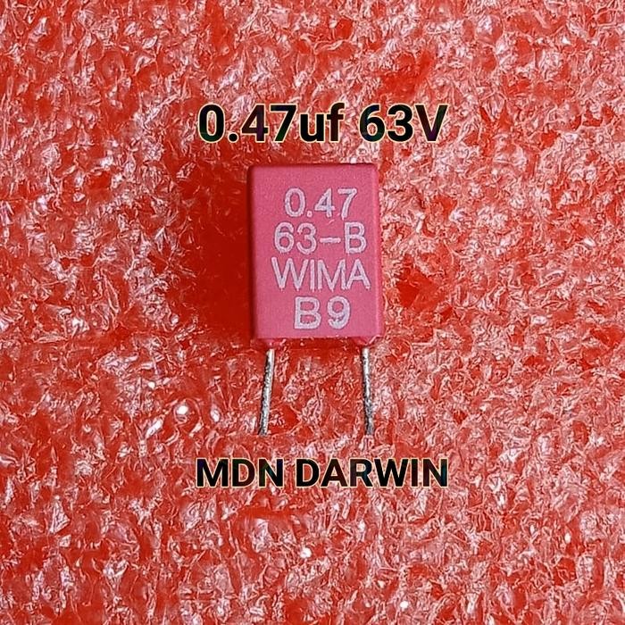 ((((()paling dicari] KAPASITOR WIMA 0.47uf 63V 470NF ORIGINAL WIMA