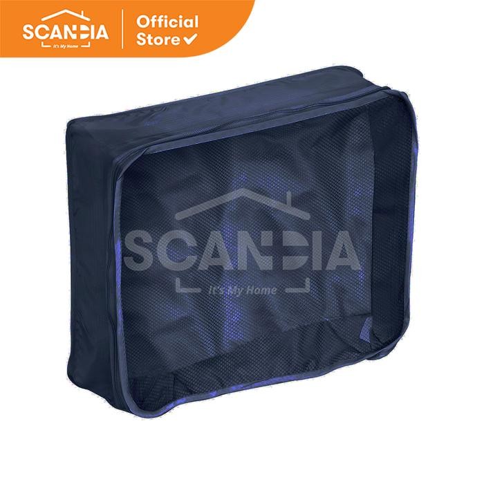 SCANDIA Tempat Penyimpanan Travel Storage Bag 40X26X10cm Navy (RL0108)