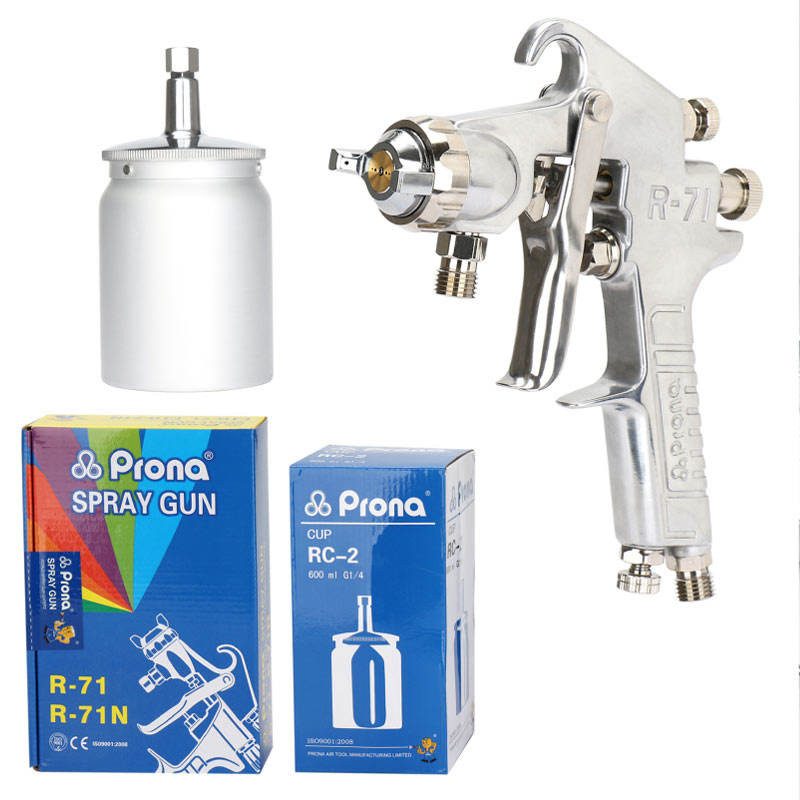 Prona Spray Gun R-71 Manual Pistol Pneumatic Tool painting Sprayer R-71 Automotive Paint Spray Gun