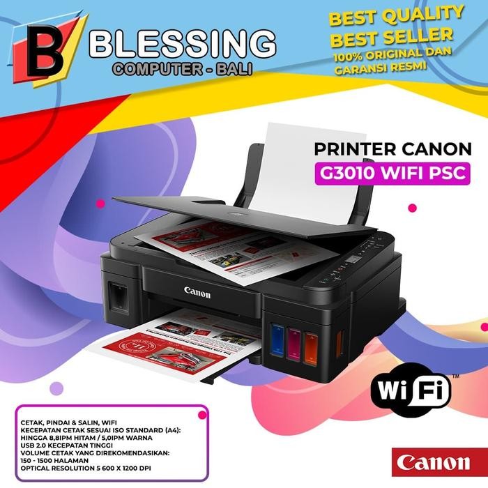 PRINTER CANON G3010 Wifi PSC
