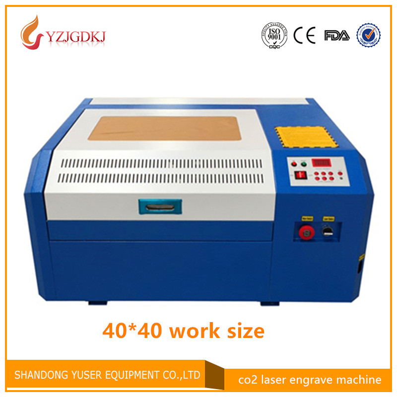 Free shipping 4040 co2 laser engraving machine diy mini laser cutting machine cutting plywood