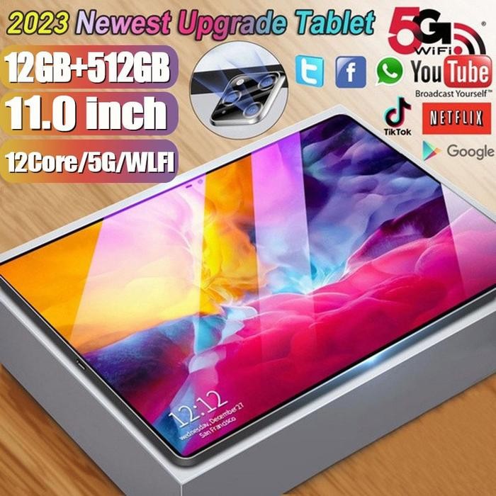 [Allthebest] 2022 Original Tablet Galaxy Pro11 Tab 10.1inch RAM