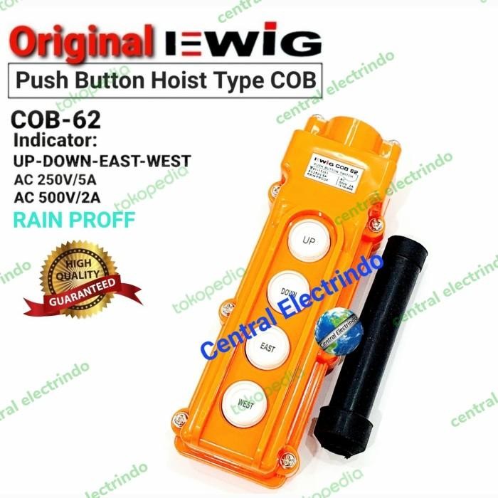 Hoist Push Button Ewig Cob-62 4 Tombol.