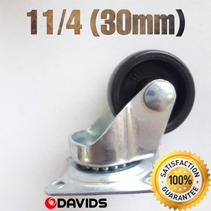 [Allthebest] RODA TROLI KOPER KURSI LEMARI CASTER KECIL1 1/4 INCH