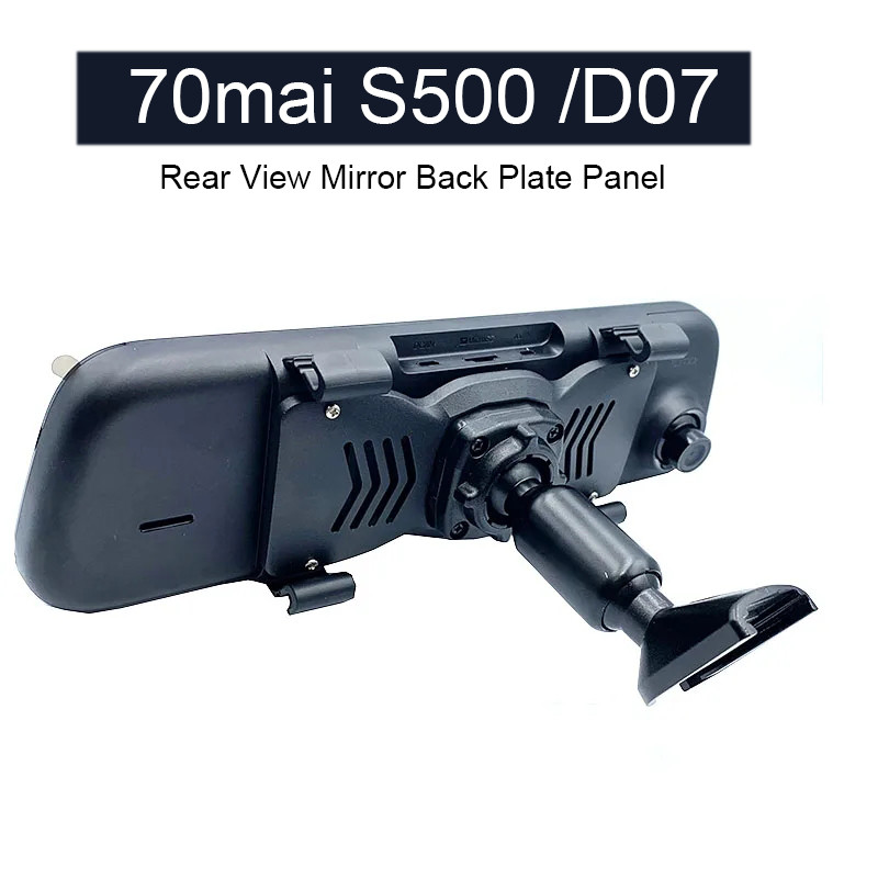 for 70mai S500  D07  Rear View Mirror Back Plate Panel + Interior Mirror Bracket for 70mai Midrive S